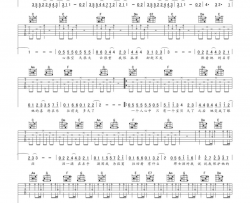 《我的中国心吉他谱》张明敏-C调原版六线谱